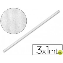 PAPEL KRAFT LIDERPAPEL BLANCO -ROLLO 3X1 MT
