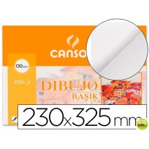 PAPEL DIBUJO BASIK 23X32.5 -130 GR -SIN RECUADRO