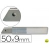 REPUESTO CUTER ESTRECHO METALICO Q-CONNECT 0,5X9 MM BLISTER DE 10 CUCHILLAS