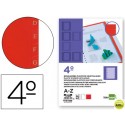 SEPARADOR ALFABETICO LIDERPAPEL PLASTICO A-Z CUARTO