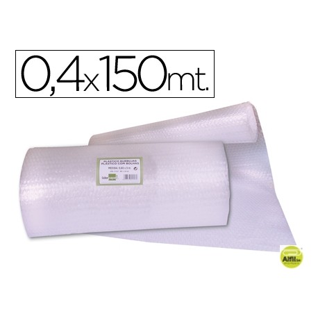 PLASTICO BURBUJA LIDERPAPEL 0.40X150M