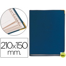 LISTIN TELEFONICO TAPA FLEXIBLE TAMAÑO 21X15 CM -CON CANTONERA DORADA