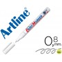 ROTULADOR ARTLINE MARCADOR PERMANENTE EK-444 XF BLANCO -PUNTA REDONDA 0.8 MM -METAL CAUCHO Y PLASTIC