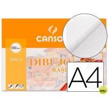 PAPEL DIBUJO BASIK 210X297 -130 GR -SIN RECUADRO