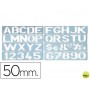 PLANTILLA ROTULACION 1700 -LETRAS Y NUMEROS DE 50 MM