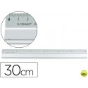 REGLA METALICA Q-CONNECT ALUMINIO 30 CM