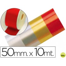 CINTA FANTASIA 10 MT X 50 MM ROJO