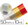 CINTA FANTASIA 10 MT X 50 MM PLATA