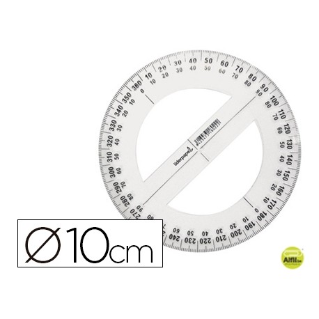 CIRCULO PLASTICO LIDERPAPEL -10 CM