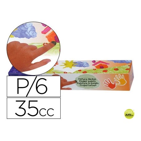 PINTURA A DEDOS JOVI 35 CC -5 COLORES SURTIDOS