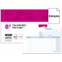 TALONARIO LIDERPAPEL FACTURAS 8Ì ORIGINAL T147 APAISADO SIN I.V.A.