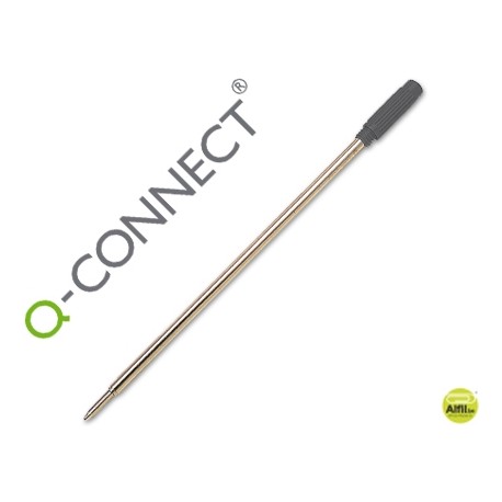 RECAMBIO BOLIGRAFO Q-CONNECT TIPO CROSS NEGRO