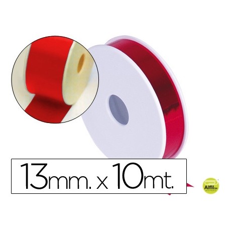 CINTA FANTASIA METALIZADA 10X13 ROJO