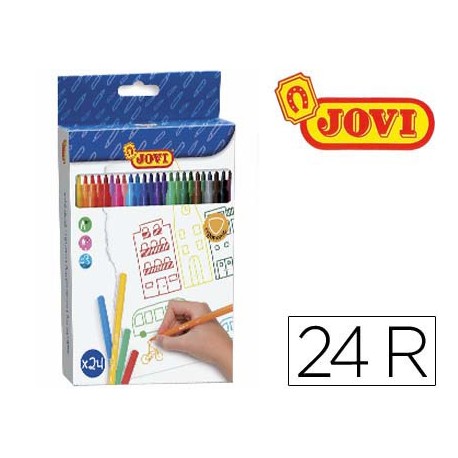 ROTULADOR JOVI CAJA 24 COLORES