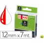 CINTA DYMO 1000 ROJO-BLANCO 12MM X 7MT D1