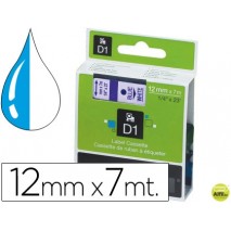 CINTA DYMO 1000 AZUL-TRANSP. 12MM X 7MT