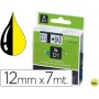 CINTA DYMO 1000 NEGRO-AMARILLO12MM X 7MT D1
