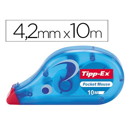 CORRECTOR TIPP-EX CINTA -POCKET MOUSE 4,2 MM X 9 M.
