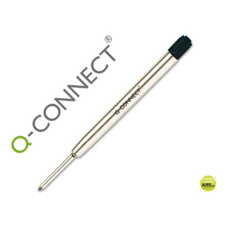 RECAMBIO BOLIGRAFO Q-CONNECT TIPO PARKER NEGRO