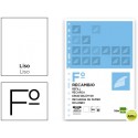 RECAMBIO LIDERPAPEL FOLIO 100 HOJAS 60G/M2 LISO SIN MARGEN 16 TALADROS
