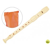 FLAUTA HOHNER PLASTICO 9516 -DESMOTABLE -FUNDA NARANJA