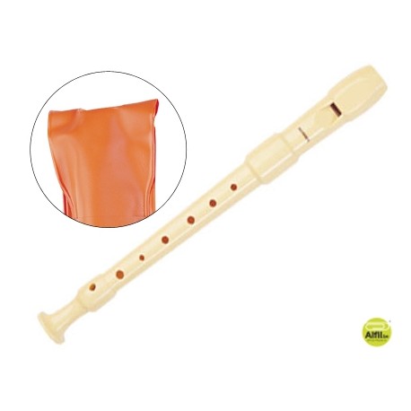 FLAUTA HOHNER PLASTICO 9516 -DESMOTABLE -FUNDA NARANJA