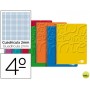 BLOC ESPIRAL LIDERPAPEL CUARTO WRITE TAPA CARTONCILLO 80H 60G MILIMETRADO 2MM CON MARGEN. COLORES SU