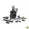 ORGANIZADOR SOBREMESA P-903-SNNEGRO -CON ACCESORIOS