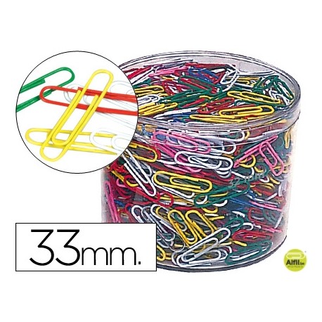 CLIPS COLORES BOTE DE 1000 -BOTE DE 1000
