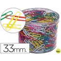 CLIPS COLORES BOTE DE 1000 -BOTE DE 1000