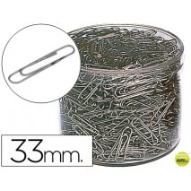 CLIPS NIQUELADOS N. 2 33 MM -CUBILETE DE 1000 CLIPS