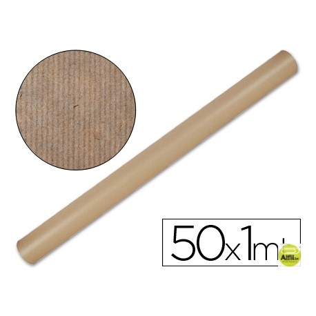 PAPEL KRAFT LIDERPAPEL MARRON -ROLLO 50X1 MT