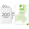 BOLSA DE PLASTIFICAR Q-CONNECT-90 X 60 MM -200 MC -CARNET DE NIF