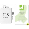 BOLSA DE PLASTIFICAR Q-CONNECT-110 X 75 MM -125 MC -CARNET DE IDENTIDAD