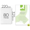 BOLSA DE PLASTIFICAR Q-CONNECT-325 X 220 MM -80 MC -FOLIO