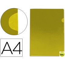 CARPETA BEAUTONE DOSSIER UÑERO44001 POLIPROPILENO DIN A4 AMARILLA 20 HOJAS