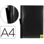 CARPETA BEAUTONE DOSSIER PINZA LATERAL 35365 POLIPROPILENO DIN A4 NEGRA -30 HOJAS -PINZA DESLIZANTE