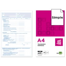 TALONARIO LIDERPAPEL SALARIOS A4 ORIGINAL T148
