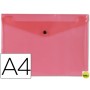 CARPETA BEAUTONE DOSSIER BROCHE 34040 POLIPROPILENO DIN A4 ROJA TRANSPARENTE -50 HOJAS
