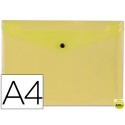 CARPETA BEAUTONE DOSSIER BROCHE 34041 POLIPROPILENO DIN A4 AMARILLA TRANSPARENTE -50 HOJAS