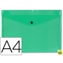 CARPETA BEAUTONE DOSSIER BROCHE 34043 POLIPROPILENO DIN A4 VERDE TRANSPARENTE -50 HOJAS
