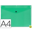 CARPETA BEAUTONE DOSSIER BROCHE 34043 POLIPROPILENO DIN A4 VERDE TRANSPARENTE -50 HOJAS