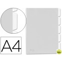 CARPETA BEAUTONE DOSSIER 5 SEPARADORES 34074 POLIPROPILENO DIN A4 INCOLORA