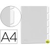 CARPETA BEAUTONE DOSSIER 5 SEPARADORES 34074 POLIPROPILENO DIN A4 INCOLORA