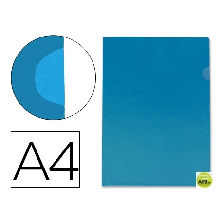 CARPETA BEAUTONE DOSSIER UÑERO44002 POLIPROPILENO DIN A4 AZUL -20 HOJAS