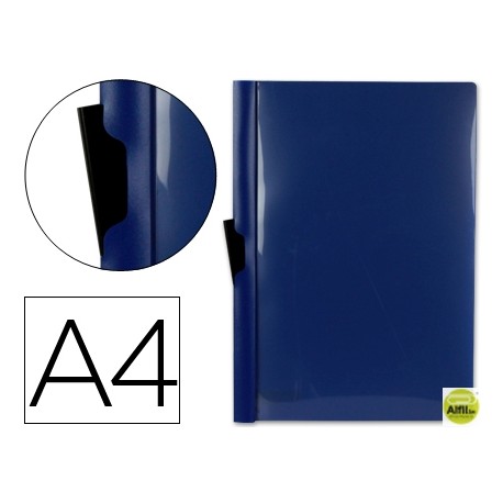 CARPETA BEAUTONE DOSSIER PINZA LATERAL 35362 POLIPROPILENO DIN A4 AZUL -30 HOJAS -PINZA DESLIZANTE