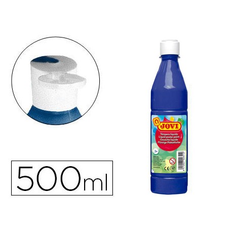 TEMPERA LIQUIDA JOVI 500 CC AZUL ULTRAMAR