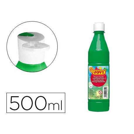 TEMPERA LIQUIDA JOVI 500 CC VERDE MEDIO