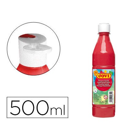 TEMPERA LIQUIDA JOVI 500 CC BERMELLON