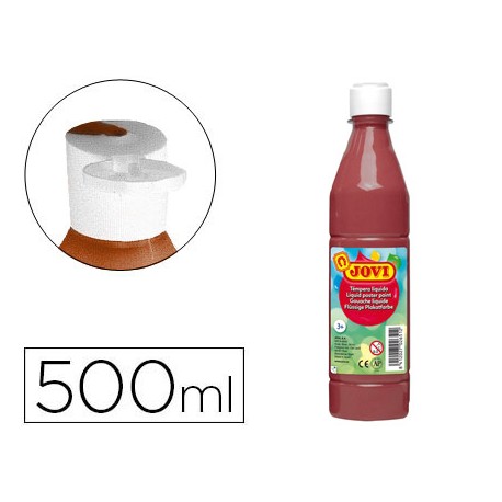 TEMPERA LIQUIDA JOVI 500 CC MARRON
